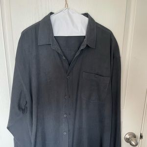 Tommy Bahama XL Long Sleeve Silk Shirt